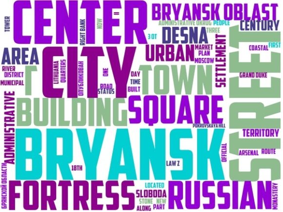 Bryansk Wordart Crafting: A Hand-Drawn Word Cloud Asset for Thoughtful Design Work