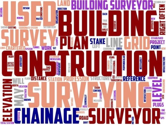 Building Surveyor Wordart Print