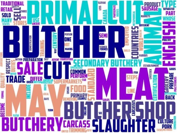 Butcher Wordart Skinny Tumbler: Inspire Daily with Hand-Drawn Word Clouds on Functional Design