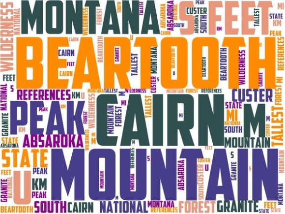 Cairn Mountain Wordart Tumbler